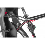 Detská sedačka Elibas pod sedlo - tmavosivá